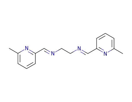Molecular Structure of 76418-49-0 (N,N'-bis[(6-methyl-2-pyridyl)methylene]ethylenediamine)
