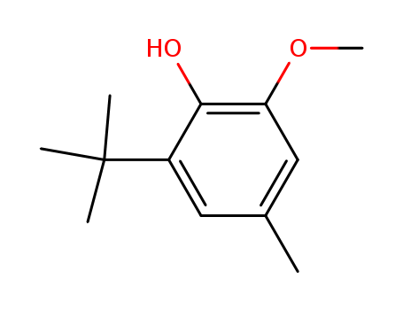 Phenol, 2-(1,1-dimethylethyl)-6-methoxy-4-methyl-