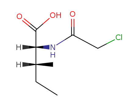 Molecular Structure of 907582-60-9 (<i>N</i>-chloroacetyl-D-isoleucine)