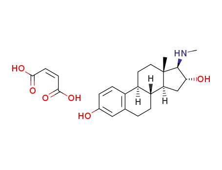 [3,16alpha-Dihydroxyestra-1,3,5(10)-trien-17beta-yl](methyl)ammonium hydrogen maleate