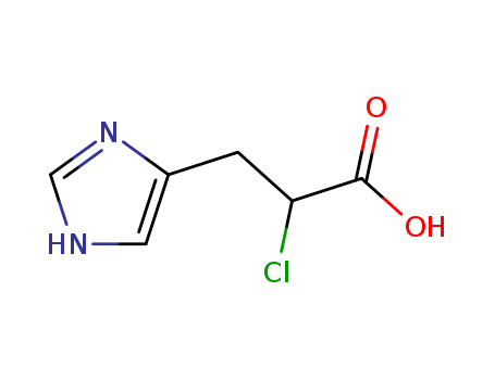 1H-Imidazole-4-propanoicacid, a-chloro-, (S)- (9CI) cas  17561-26-1