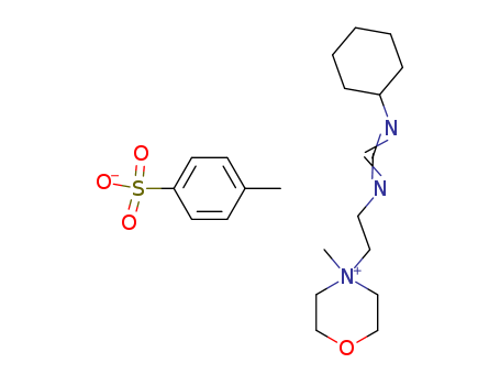 N-cyclohexyl-N-[2-(4-Methyl-1-oxa-4-azoniacyclohex-4-yl)ethyl]MethanediiMine; 4-Methylbenzenesulfonic acid