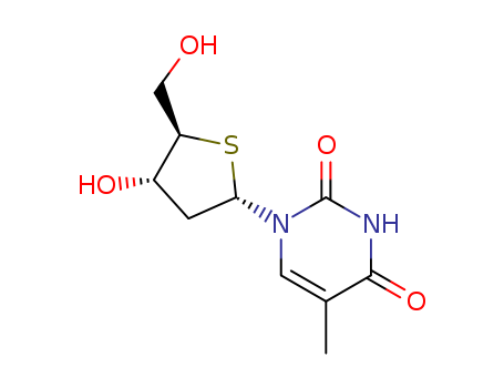 1-(2-deoxy-4-thio-α-D-erythro-pentofuranosyl)Thymine