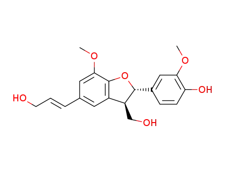 Molecular Structure of 4263-87-0 (dehydrodiconiferyl alcohol)