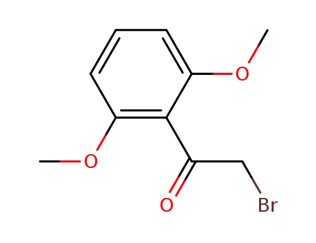 Molecular Structure of 123184-19-0 (2-BROMO-1-(2,6-DIMETHOXYPHENYL)ETHANONE)