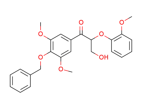 1-(4-(benzyloxy)-3,5-dimethoxyphenyl)-3-hydroxy-2-(2-methoxyphenoxy)propan-1-one