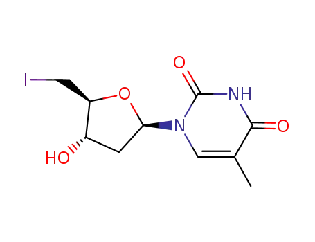 Molecular Structure of 25953-14-4 (5'-IODO-5'-DEOXYTHYMIDINE)