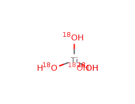 Molecular Structure of 872207-84-6 (Ti(<sup>(18)</sup>OH)4)