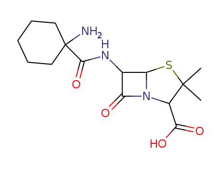 Molecular Structure of 3485-14-1 (Cyclacillin)