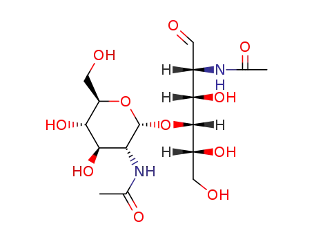 Molecular Structure of 136198-41-9 (N-acetylgalactosaminyl-1-4-N-acetylglucosamine)