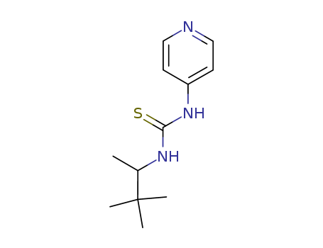 Thiourea,N-4-pyridinyl-N'-(1,2,2-trimethylpropyl)-