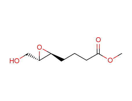 Molecular Structure of 114530-61-9 (Oxiranebutanoic acid, 3-(hydroxymethyl)-, methyl ester, cis-)