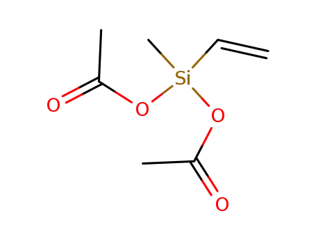 Molecular Structure of 2944-70-9 (VINYLMETHYLDIACETOXYSILANE)