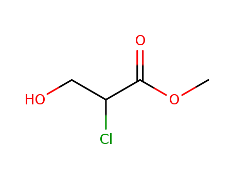 Molecular Structure of 98070-39-4 (2-CHLORO-3-HYDROXYPROPIONIC ACID METHYL ESTER)