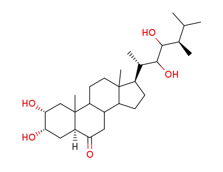 Molecular Structure of 80736-42-1 (22,23-diepicastasterone)