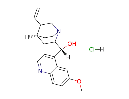 Molecular Structure of 60-93-5 (Quinine dihydrochloride)