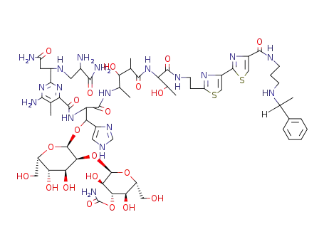 Molecular Structure of 68247-85-8 (PEPLOMYCIN)