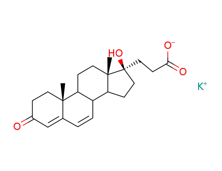 Molecular Structure of 2181-04-6 (Potassium canrenoate)