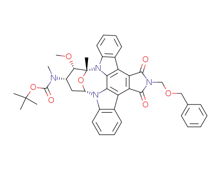 6-N-<(benzyloxy)methyl>-ent-7-oxo-4'-N-(tert-butyloxycarbonyl)staurosporine