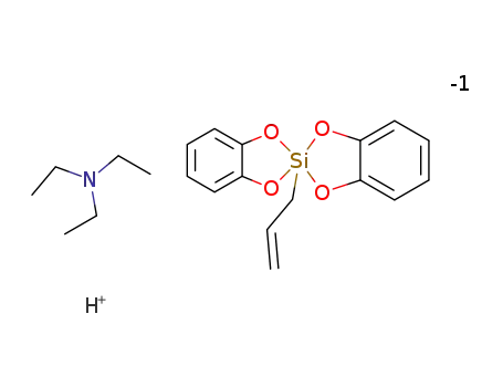 Molecular Structure of 114612-18-9 (triethylammonium bis(pyrocatecholato)allylsilicate)