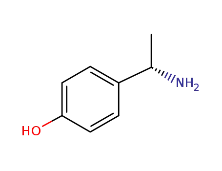 Molecular Structure of 221670-72-0 ((R)-4-(1-AMINOETHYL)PHENOL)