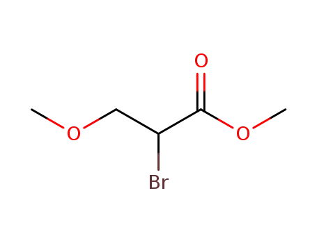Molecular Structure of 27704-96-7 (METHYL 2-BROMO-3-METHOXYPROPIONATE)