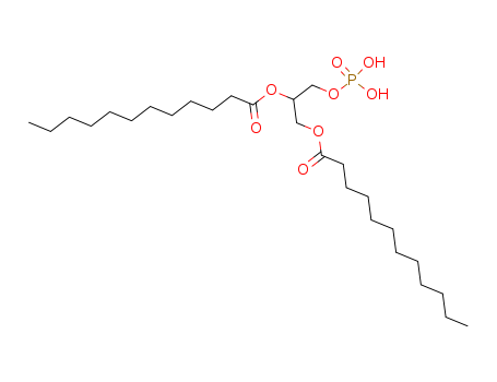79806-85-2,1-[(phosphonooxy)methyl]ethylene dilaurate,Laurin,1,2-di-, dihydrogen phosphate (7CI); Laurin, 1,2-di-, phosphate (6CI);Dilauroylphosphatidic acid
