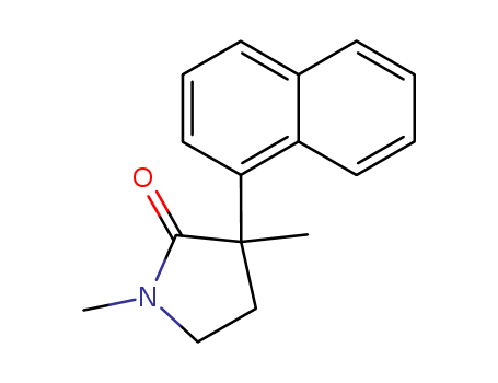 2-Pyrrolidinone,1,3-dimethyl-3-(1-naphthalenyl)-