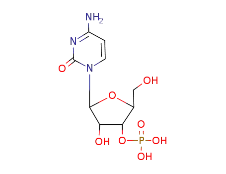 Molecular Structure of 14433-47-7 (4-amino-1-(3-O-phosphonopentofuranosyl)pyrimidin-2(1H)-one)