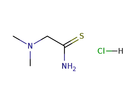 Molecular Structure of 114166-44-8 (DIMETHYLAMINOTHIOACETAMIDE HYDROCHLORIDE)