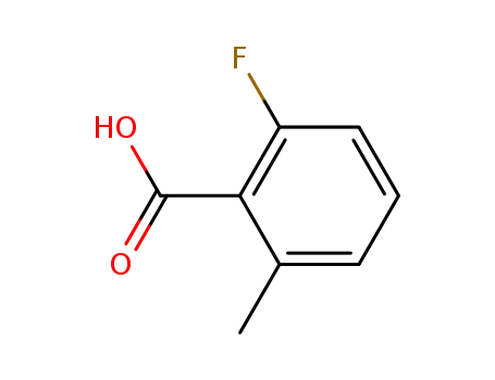 Molecular Structure of 90259-27-1 (2-Fluoro-6-methylbenzoic acid)