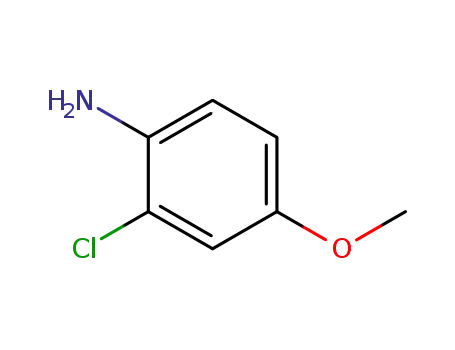 Molecular Structure of 29242-84-0 (4-METHOXY-2-CHLOROANILINE)