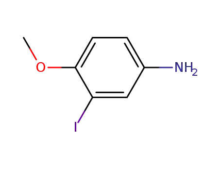 Molecular Structure of 74587-12-5 (3-IODO-4-METHOXYANILINE)