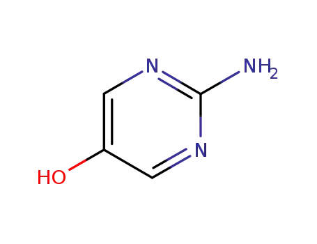 Molecular Structure of 143489-45-6 (2-Amino-5-hydroxypyrimidine)