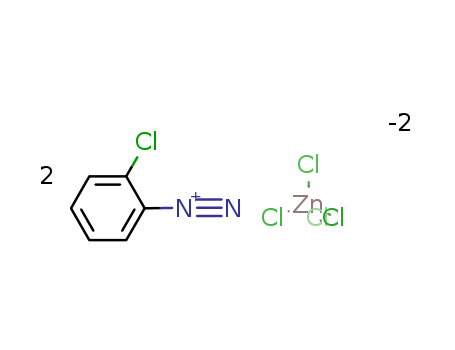 2-chlorobenzenediazonium; zinc(+2) cation; tetrachloride