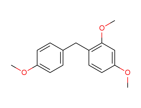 Benzene, 2,4-dimethoxy-1-[(4-methoxyphenyl)methyl]-