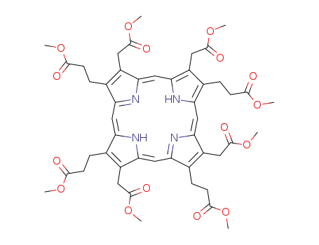 Molecular Structure of 15435-60-6 (UROPORPHYRIN III OCTAMETHYL ESTER)