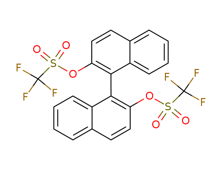 Methanesulfonic acid,1,1,1-trifluoro-, 1,1'-[1,1'-binaphthalene]-2,2'-diyl ester(128575-34-8)