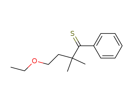 Molecular Structure of 54007-78-2 (1-phenyl-4-ethoxy-2,3-dimethylthiobutanone)