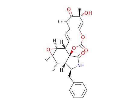 Molecular Structure of 36011-19-5 (CYTOCHALASIN E)