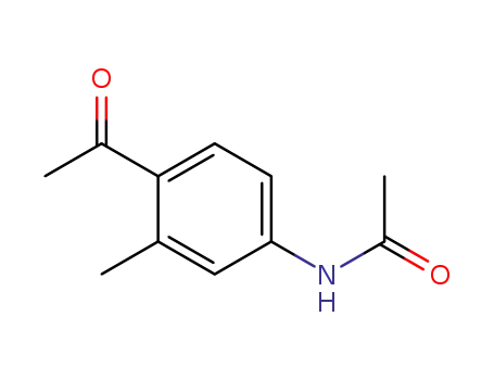 Molecular Structure of 34956-31-5 (Acetamide,N-(4-acetyl-3-methylphenyl)-)