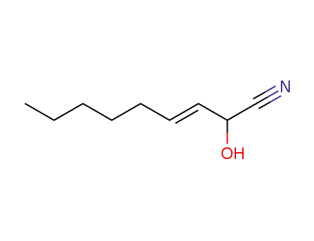 Molecular Structure of 1092455-54-3 ((E)-2-hydroxynon-3-enenitrile)