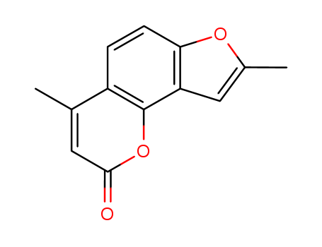 2H-Furo[2,3-h]-1-benzopyran-2-one,4,8-dimethyl-