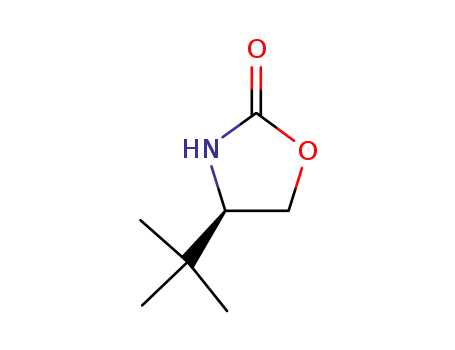 Molecular Structure of 142618-93-7 ((R)-(+)-4-TERT-BUTYL-2-OXAZOLIDINONE)