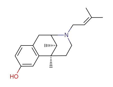 Molecular Structure of 359-83-1 (PENTAZOCINE)