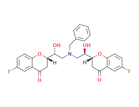 N-benzyl-N-[(R,R)-1-hydroxy-2-(6-fluoro-chroman-4-one-2-yl)]-N-[(S,R)-1-hydroxy-2-(6-fluoro-chroman-4-one-2-yl)]-amine
