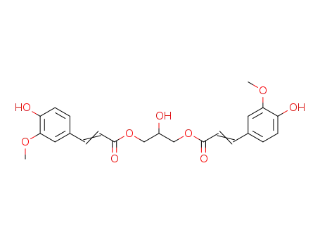 Molecular Structure of 69790-26-7 (1,3-diferuloyl-sn-glycerol)