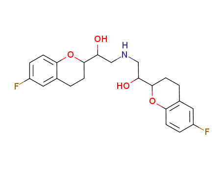 2H-1-Benzopyran-2-methanol,a,a'-[iminobis(methylene)]bis[6-fluoro-3,4-dihydro-, (aR,a'R,2R,2'S)-rel-