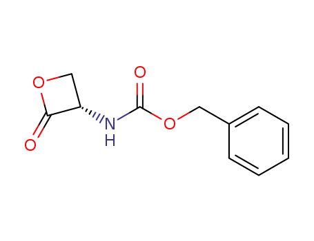 Molecular Structure of 26054-60-4 (N-CARBOBENZOXY-L-SERINE BETA-LACTONE)