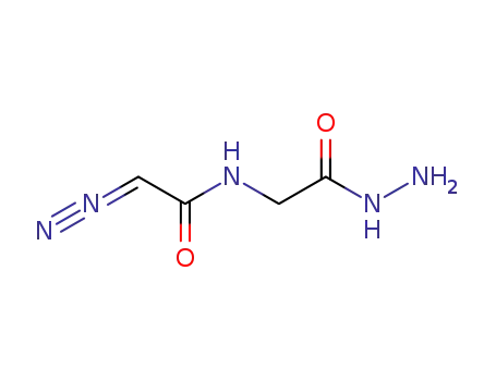 Molecular Structure of 820-75-7 (N-diazoacetylglycine hydrazide)